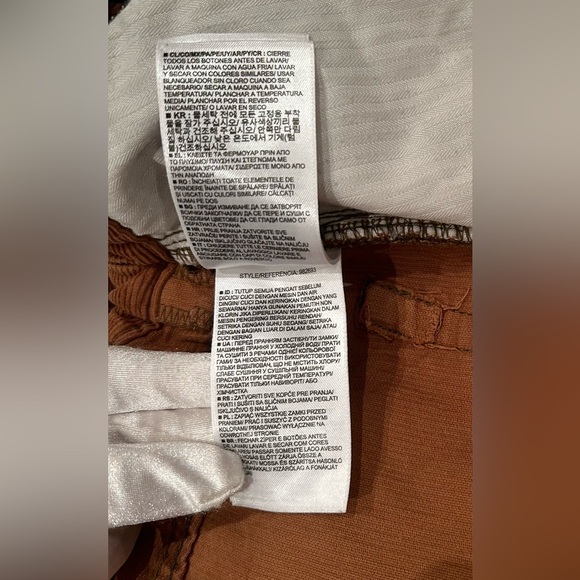 Gap Kids Brown Corduroy Pants with Adjustable Waist Sz 12 Regular - Picture 8 of 12